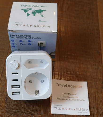 Reiseadapter de auf uk - 6,