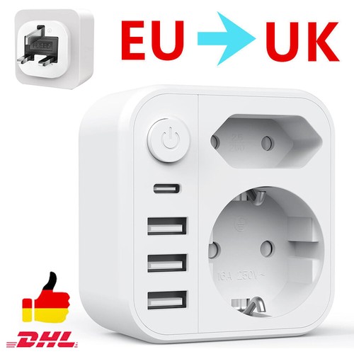 Reiseadapter de auf uk - 1,