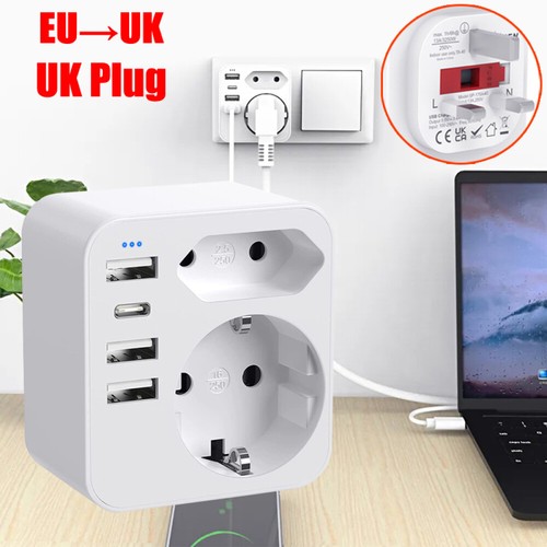 Reiseadapter auf gb - de,
