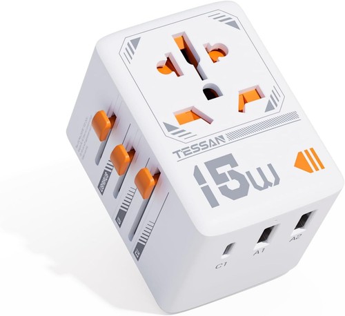 Universal reisestecker usb c - universal,