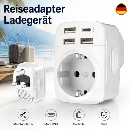 Weiß reisestecker - weiß,