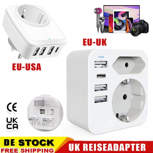 Reiseadapter auf usa - de,