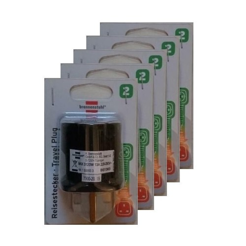 Reiseadapter set auf - 5x, eu