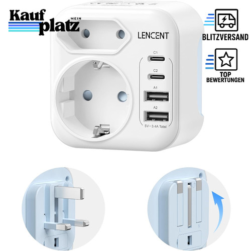 Reiseadapter klappbar - reiseadapter,