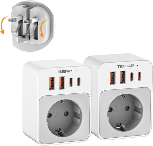 Stück 5in1 reiseadapter - 2,