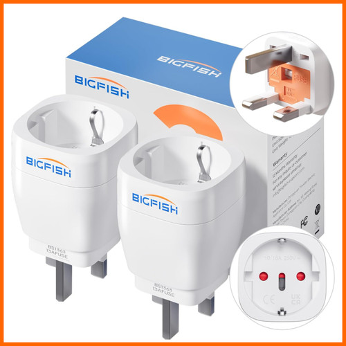 Adapter 2er pack typ g - uk,